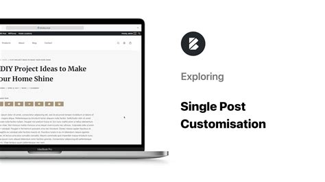 Single Post Customisation Options Blocksy