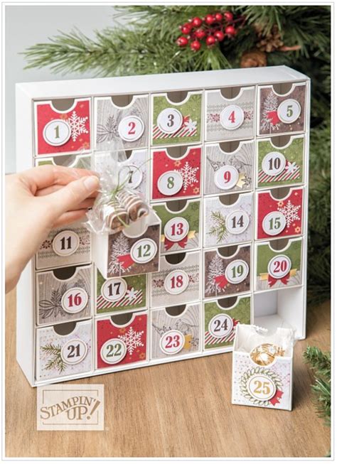 Countdown To Christmas Advent Calendar Kit Class Crafts A Latte