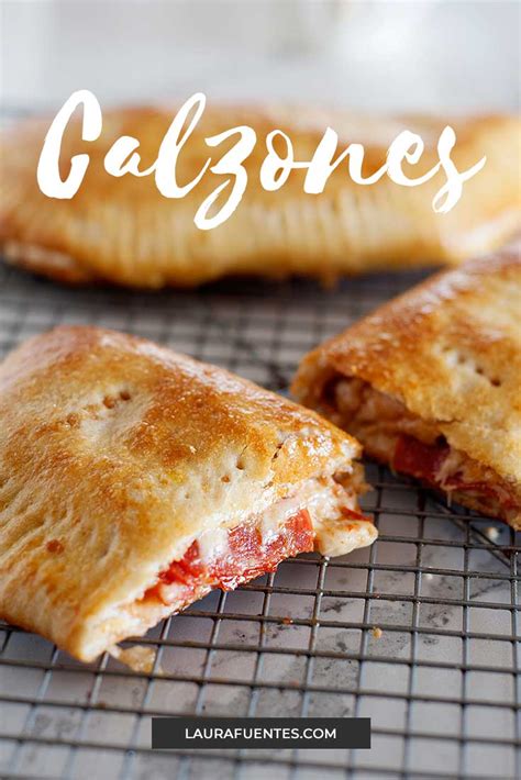 Homemade Pepperoni Calzone Pizza Pockets Laura Fuentes