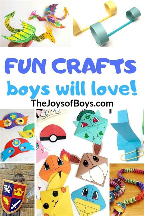 20 Of The Most Amazingly Fun Crafts Boys Will Love