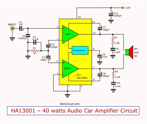 Tda Subwoofer Amplifier Circuit Diagrams