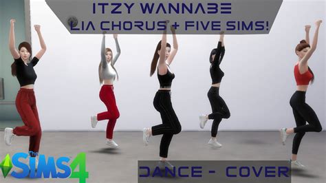 The Sims 4 Itzy Wannabe Dance Animations Test Chorus 2 Lia Lip