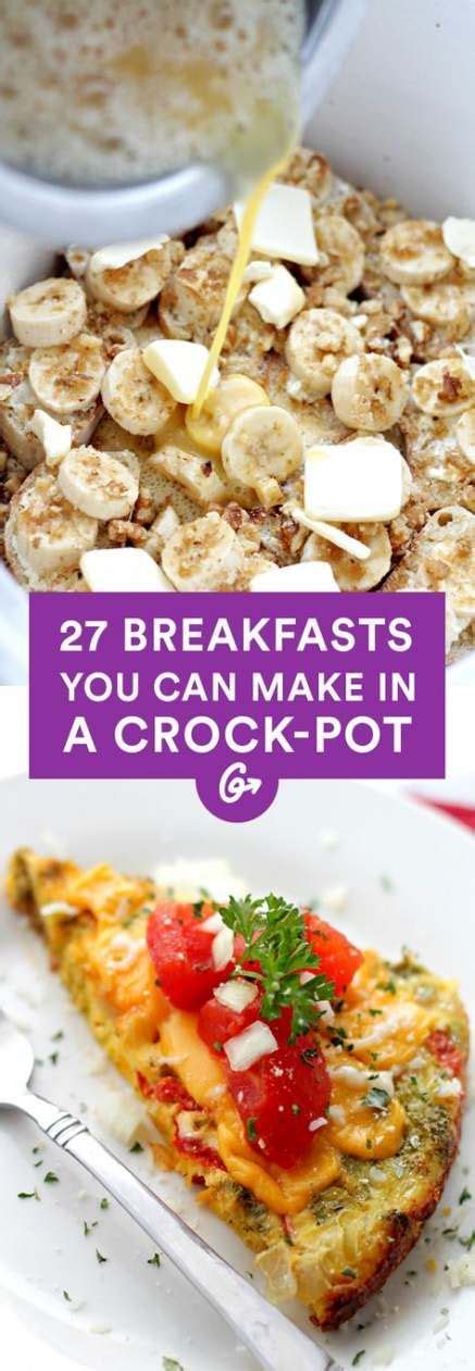 If you thought casseroles were usually a dinner thing, you'd be right. Best diet breakfast crock pot 63 Ideas #diet #breakfast ...