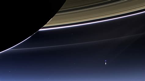 Wide Ruin Earth From Saturn