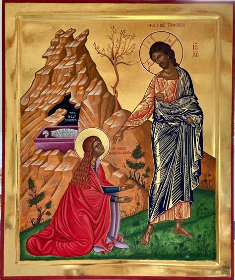 Noli Me Tangere Icon By Peter Murphy