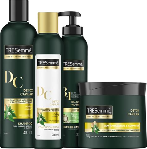 Kit Tresemmé Detox Baixo Poo Loja All Things Hair