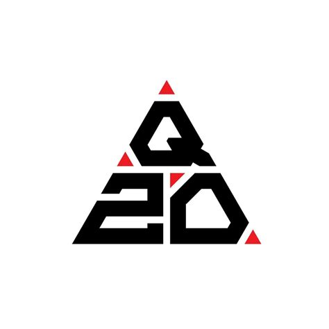 Qzo Triangle Letter Logo Design With Triangle Shape Qzo Triangle Logo
