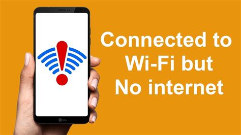 Fix Wifi Problem Connected But No Internet On Android Youtube
