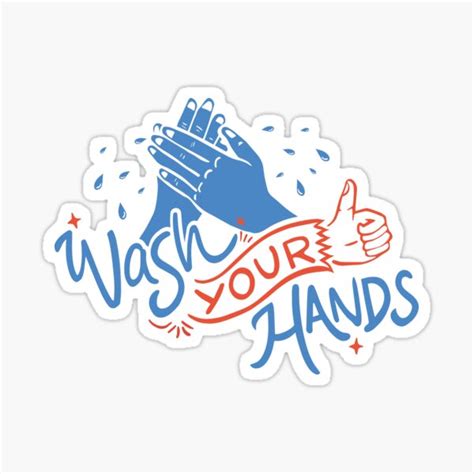 Hand Wash Logo Design Sticker By Creativeart Redbubble