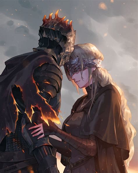 Fire Keeper And Soul Of Cinder Dark Souls And More Drawn By Jiro