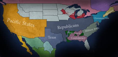 2nd American Civil War Imaginarymaps Gambaran