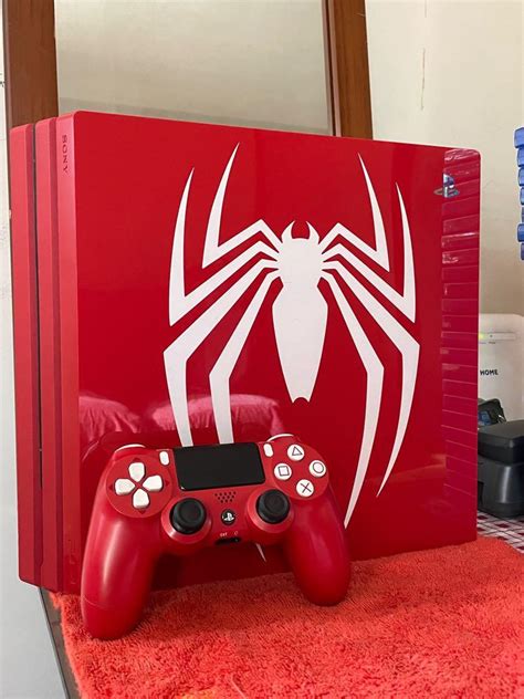 Ps4 Pro 1tb Limited Edition Spider Man Video Gaming Video Game