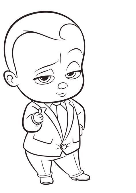 boss baby coloring pages    print