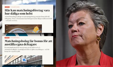 Vi ser det, inte minst i sverige där kriminella ligor hotar ordning och säkerhet. Ylva Johansson om jobbgranskning: Inte acceptabelt - Arbetet