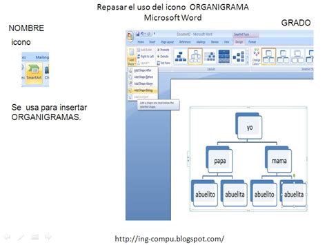 Clases De Computacion Microsoft Word Organigrama