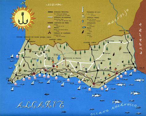 The map has insets of the major cities/tourist areas along the island's coast. Algarve Map | Map, Algarve, Travel