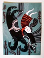 Kelpie Postcard - by Mina Braun | Whimsical illustration, Card ...