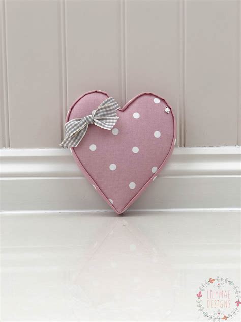 Fabric Hearts Lilymae Designs Nursery Home Wedding T