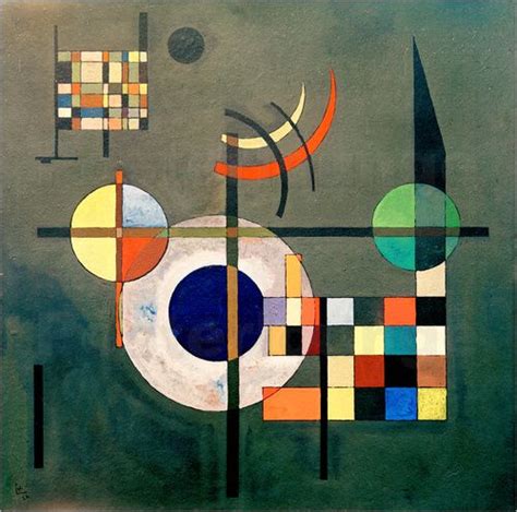 Wassily Kandinsky Gegengewichte Geometrische Malerei Abstrakte