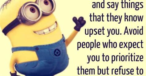 Avoid People Who Mess With Your Head Minion Quotes Pinterest
