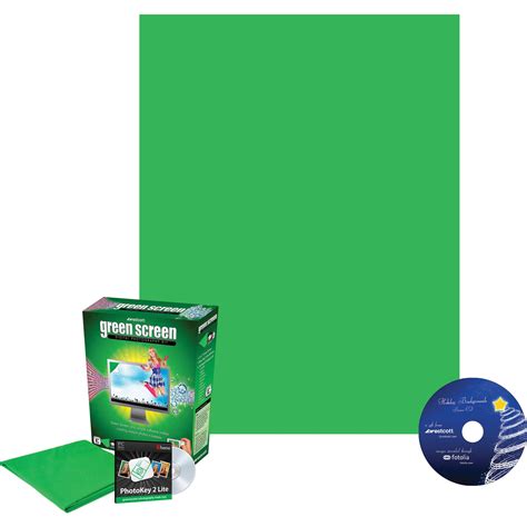 Westcott 9 X 10 Chroma Key Green Screen With Software Kit 1211k
