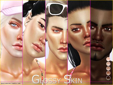 Ps Glossy Skintone By Pralinesims At Tsr Sims 4 Updates