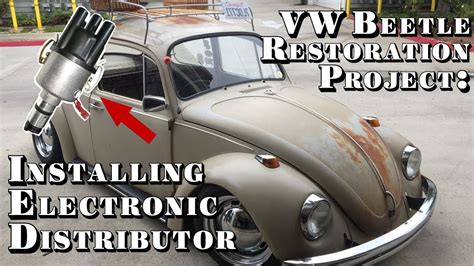 Vw Beetle Restoration Project Installing Electronic Distributor Youtube