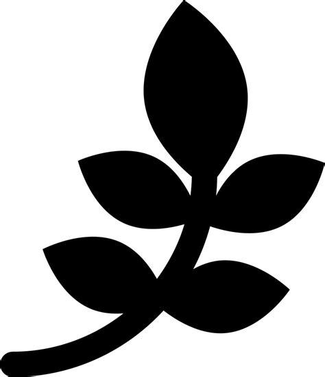 Branch With Leaves Svg Png Icon Free Download (#39632) - OnlineWebFonts.COM