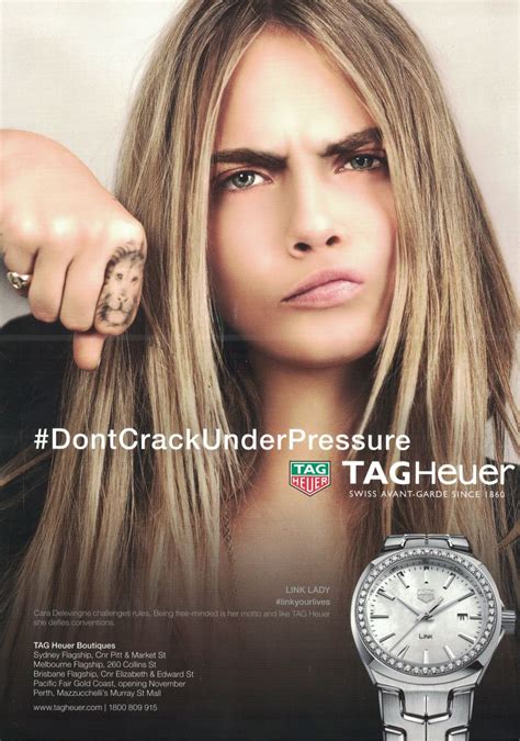 advertisement analysis analytical report of tag heuer s don t crack under pressure add with