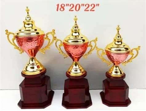 Metal Cup Trophy At Rs 2550set Metal Award Trophy In Moradabad Id