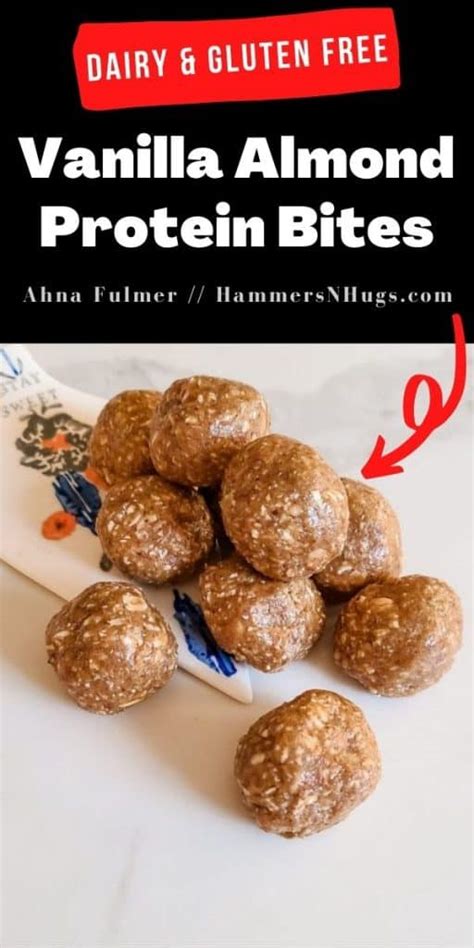 Vanilla Almond Protein Bites Ahna Fulmer