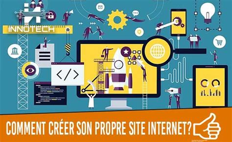 COMMENT CREER SON PROPRE SITE INTERNET?  Création site internet, Site