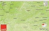 Physical 3D Map of Neustadt An Der Aisch-Bad Windsheim