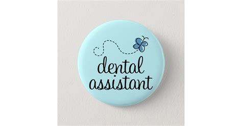 Cute Dental Assistant 6 Cm Round Badge Au