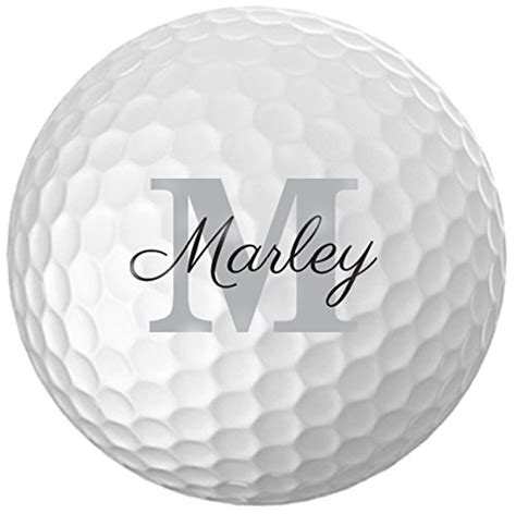 Personalized Name And Initial Golf Balls Set Of 12