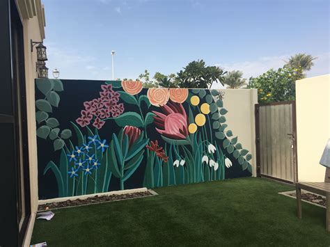 Pin By Emma Ballard On Flower Wall Flower Wall Garden Wall Mural