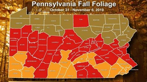 Pennsylvania Fall Foliage Where Are The Leaves Changing This Weekend