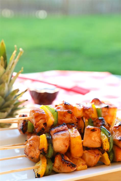 Grilled Teriyaki Chicken Kabobs Recipe The Southern Thing