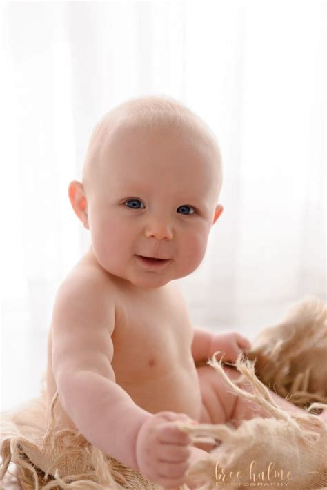 Mini Milestone Baby Portraits Bree Hulme Photography Cute Babies