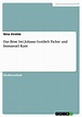 Buy Das Böse bei Johann Gottlieb Fichte und Immanuel Kant Book Online ...