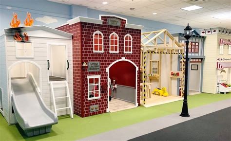 Pretend Play Town Imagination City Play Houses Indoor Playroom