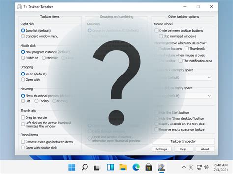 7 Taskbar Tweaker And A First Look At Windows 11 Ramen Software