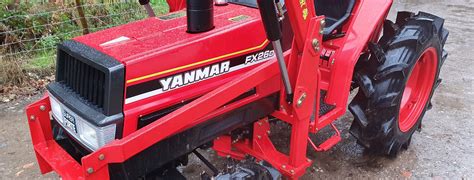 Yanmar Compact Tractor Fx26d 4wd With Front Loader Beckside Machinery