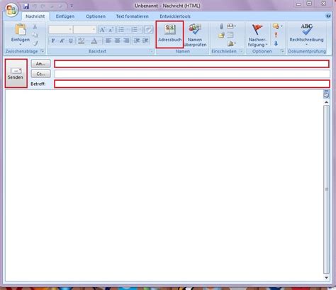 Dadurch können sie sich beim verfassen der nachricht voll und ganz konzentrieren. Verfassen und Senden von E-Mails - Office-Lernen.com
