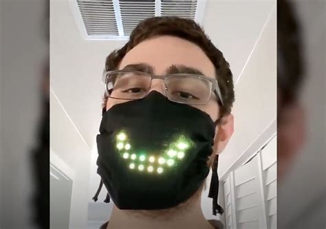 Programmer Tyler Glaiel Creates Voice Activated Led Protective Face