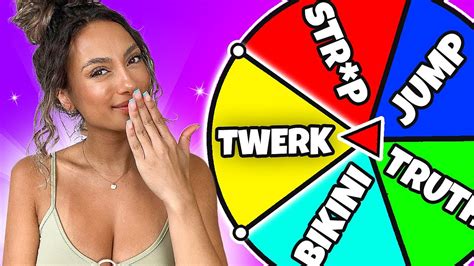 Naughty Spin The Wheel Sexy Game Hot Toni Camille Youtube