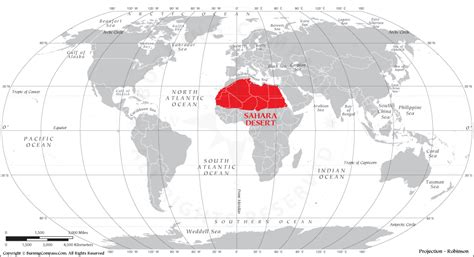 Where Is Sahara Desert Located Sahara Desert On World Map