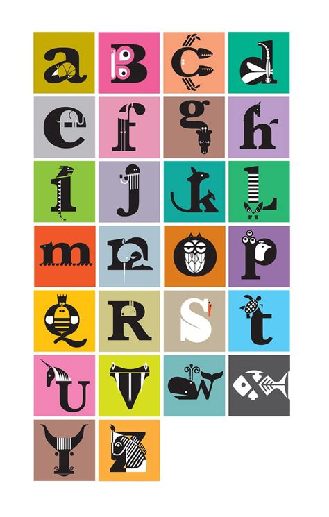 The Animal Alphabet Large Digital Print 330 X 480 Mm 2250