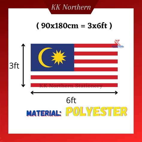 Flag Malaysia Bendera Malaysia Kecil Gantung Negeri Jalur Gemilang