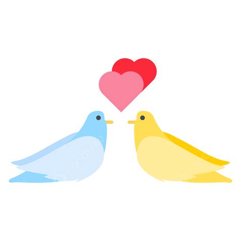 รูปรักนก เวกเตอร์ Png รักนกด้วยหัวใจ รักนก นกภาพ Png และ เวกเตอร์